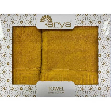 Набір Рушник Arya Жаккард 50x90-70x140 Meander