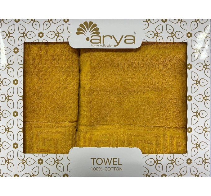 Набір Рушник Arya Жаккард 50x90-70x140 Meander