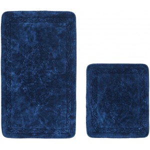 Коврик Arya 60x100 - 60x50 2 Пр. Damaks Синій