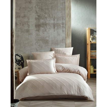 Постільна Білизна Arya Saheser Жаккард 200x220 Venita Темно-бежевий