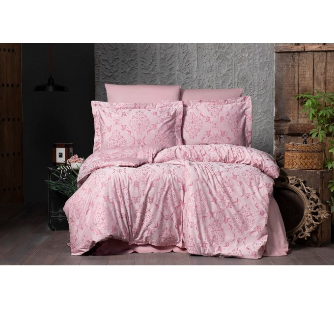 Постільна білизна Arya Vogue Органік Жаккард 350TC 200x220 Paris