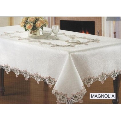 Скатертина Arya З гіпюром 160x220 Magnolia