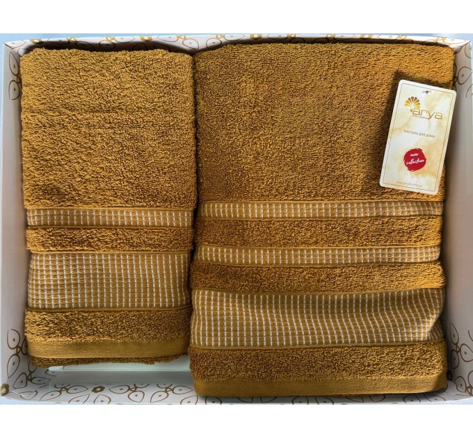 Набір Рушник Arya Жаккард 50x90-70x140 Hera