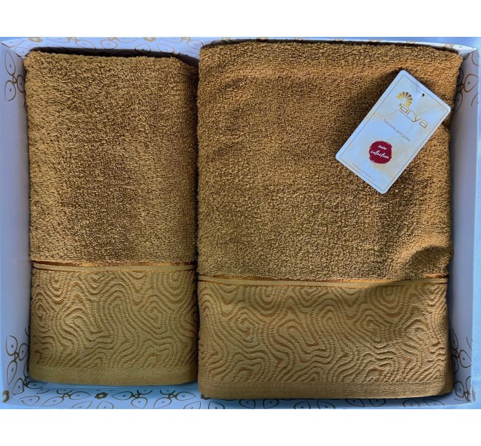 Набір Рушник Arya Жаккард 50x90-70x140 Fold