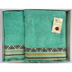 Набір Рушник Arya Жаккард 50x90-70x140 Firuze