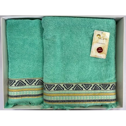 Набір Рушник Arya Жаккард 50x90-70x140 Firuze