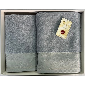 Набір Рушник Arya Жаккард 50x90-70x140 Sena