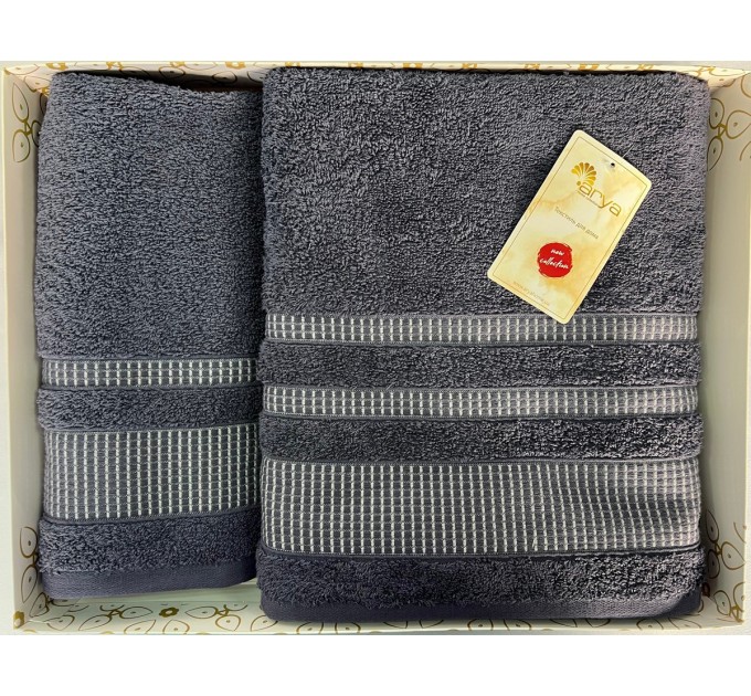 Набір Рушник Arya Жаккард 50x90-70x140 Hera