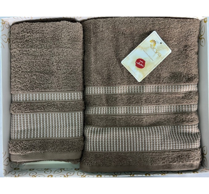Набір Рушник Arya Жаккард 50x90-70x140 Hera