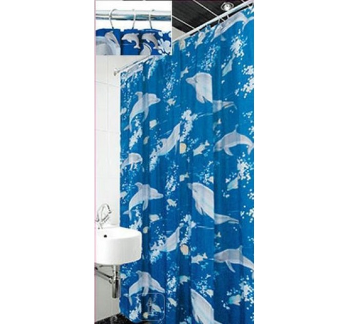 Штор для ванни Arya 180x180 Dolphin