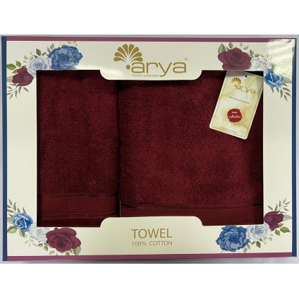 Набір Рушник Arya Жаккард 50x90-70x140 Elena