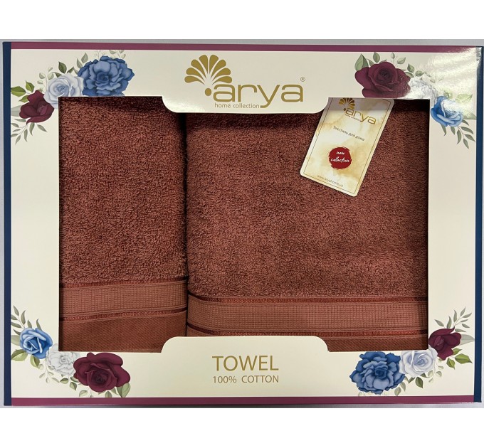 Набір Рушник Arya Жаккард 50x90-70x140 Elena