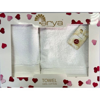 Набір Рушник Arya Жаккард 50x90-70x140 Elena