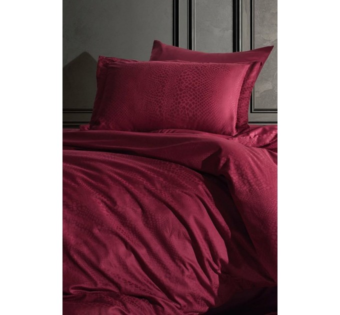 Постільна Білизна Arya Saheser Жаккард 200x220 Austin Червоний