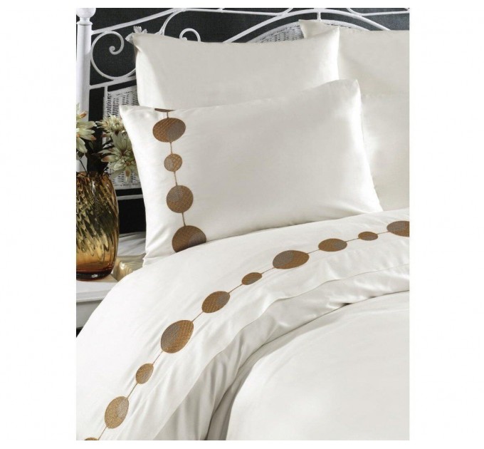 Постільна білизна Arya Сатин З мереживом 200x220 Venus