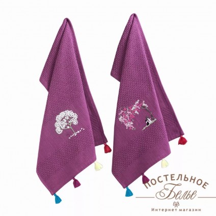 Набір Кухонних Рушників Arya З Вишивкою 65x39 2 Пр. Melisima