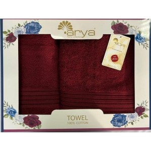 Набір Рушник Arya Жаккард 50x90-70x140 Dophne