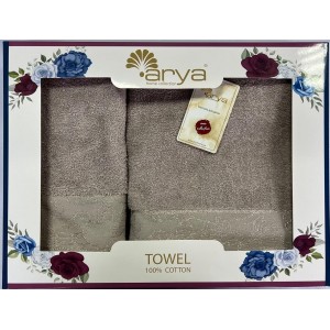 Набір Рушник Arya Жаккард 50x90-70x140 Sena