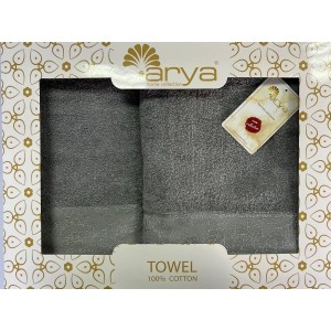 Набір Рушник Arya Жаккард 50x90-70x140 Sena
