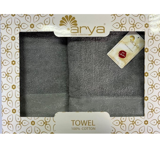 Набір Рушник Arya Жаккард 50x90-70x140 Sena