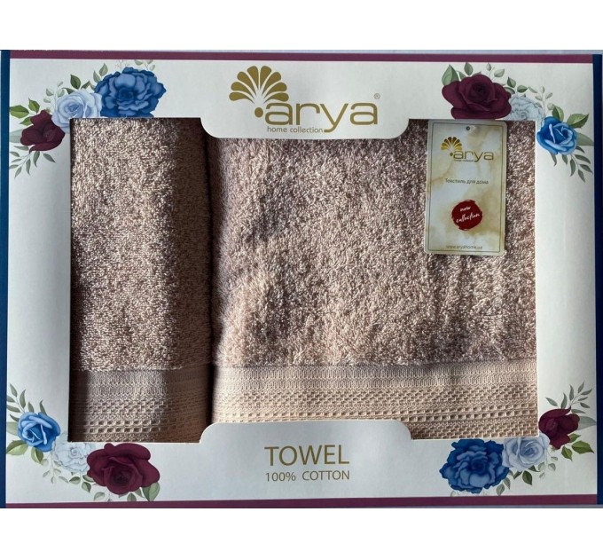 Набір Рушник Arya Жаккард 50x90-70x140 Touch