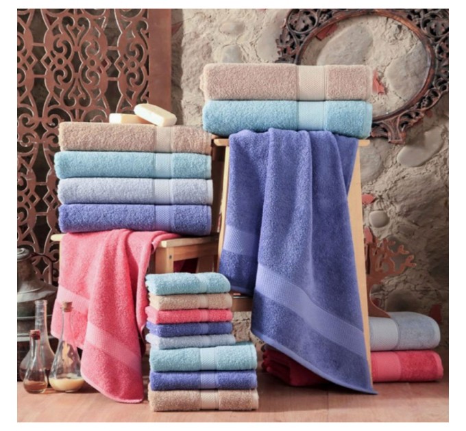 Рушник Arya однотонний 50x90 Miranda Soft