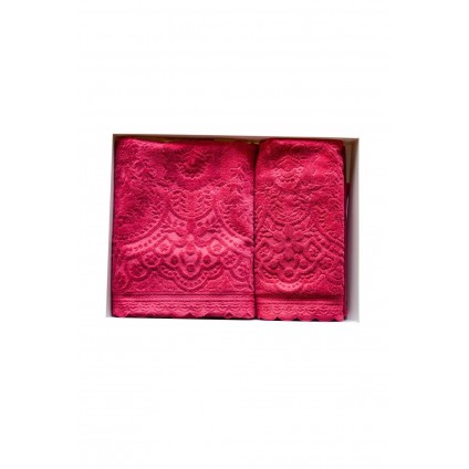 Набір Рушник Arya Жаккард Оксамит 50x90-70x140 Sabino