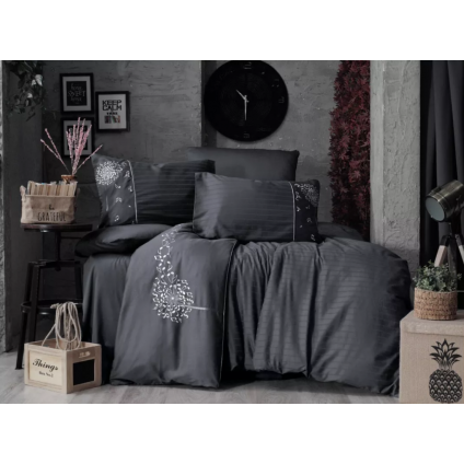 Постільна Білизна Arya Vogue Embroidery Сатин З Вишивкою 200x220 Enster