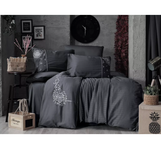 Постільна Білизна Arya Vogue Embroidery Сатин З Вишивкою 200x220 Enster