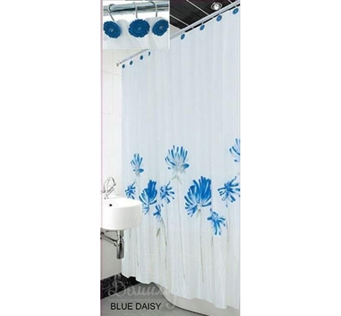 Штор для ванни Arya 180x180 Blue Daisy
