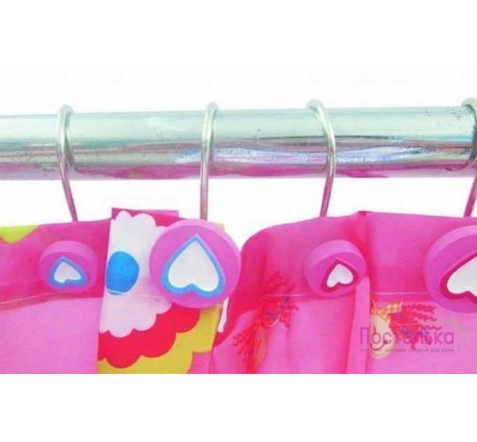 Штор для Ванної Arya 180x180 Pink Love